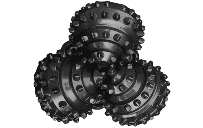 Tri-Cone Bit Top View